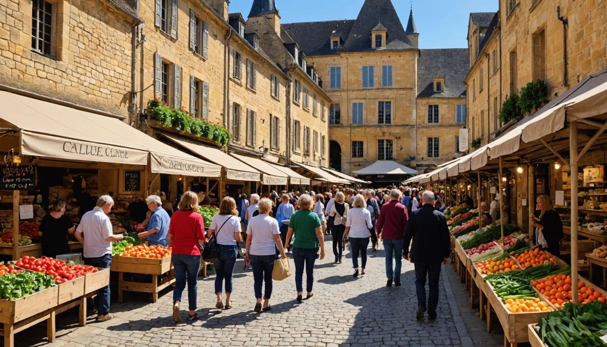 le marché de Sarlat